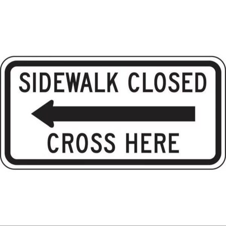 Accuform BICYCLE  PEDESTRIAN SIGN FRR715RA FRR715RA